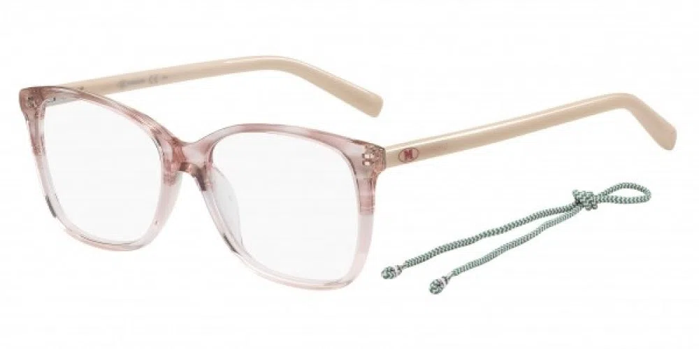 M Missoni MMI0010 Eyeglasses - Pink Burgundy Pink Horn